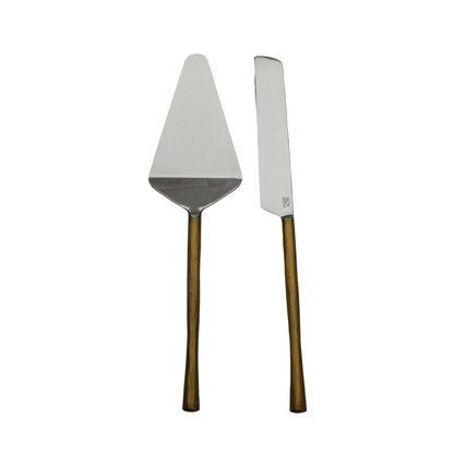 Camellia Cake Server 2 Piece Set