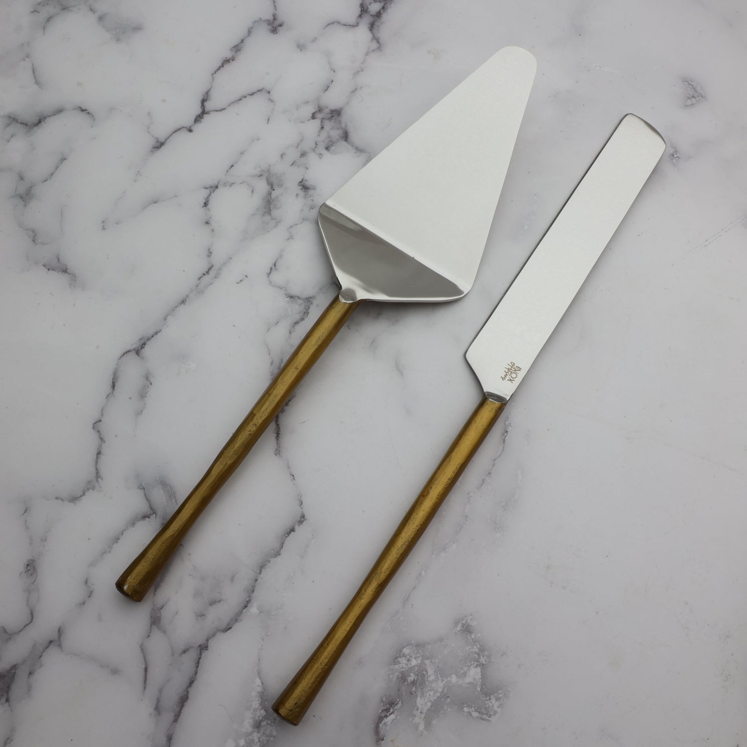 Camellia Cake Server 2 Piece Set