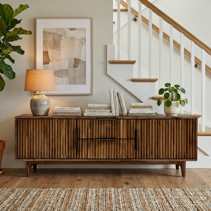 Bosk Solid Wood Storage Bench in Walnut or Natural