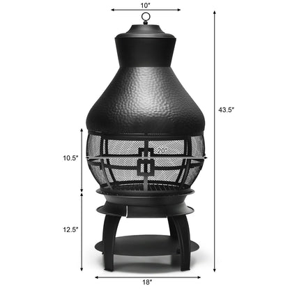 Wood Burning Fireplace for Patio