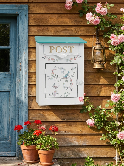 Vintage Farmhouse Wall Mounted Mailboxes - 6 Styles