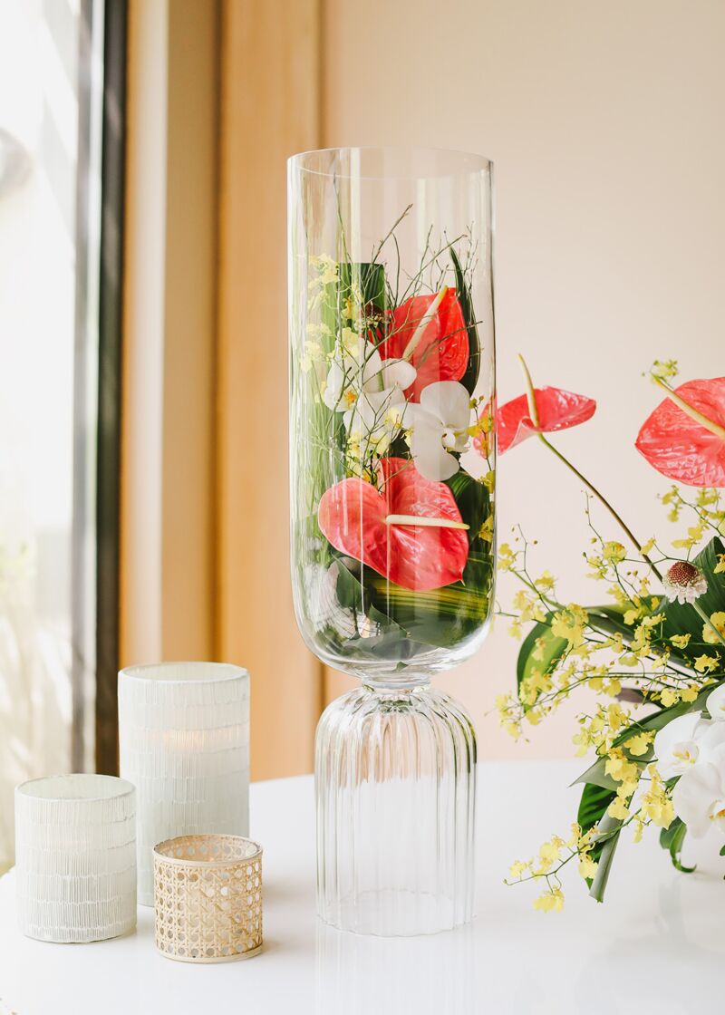 Oliver Cane Votive Candle Holders