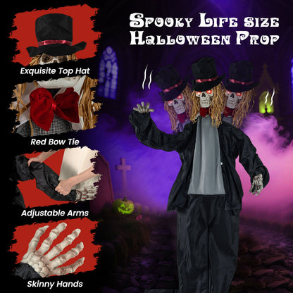Haunted Animatronic Groom - 7.2 FT Halloween Decoration