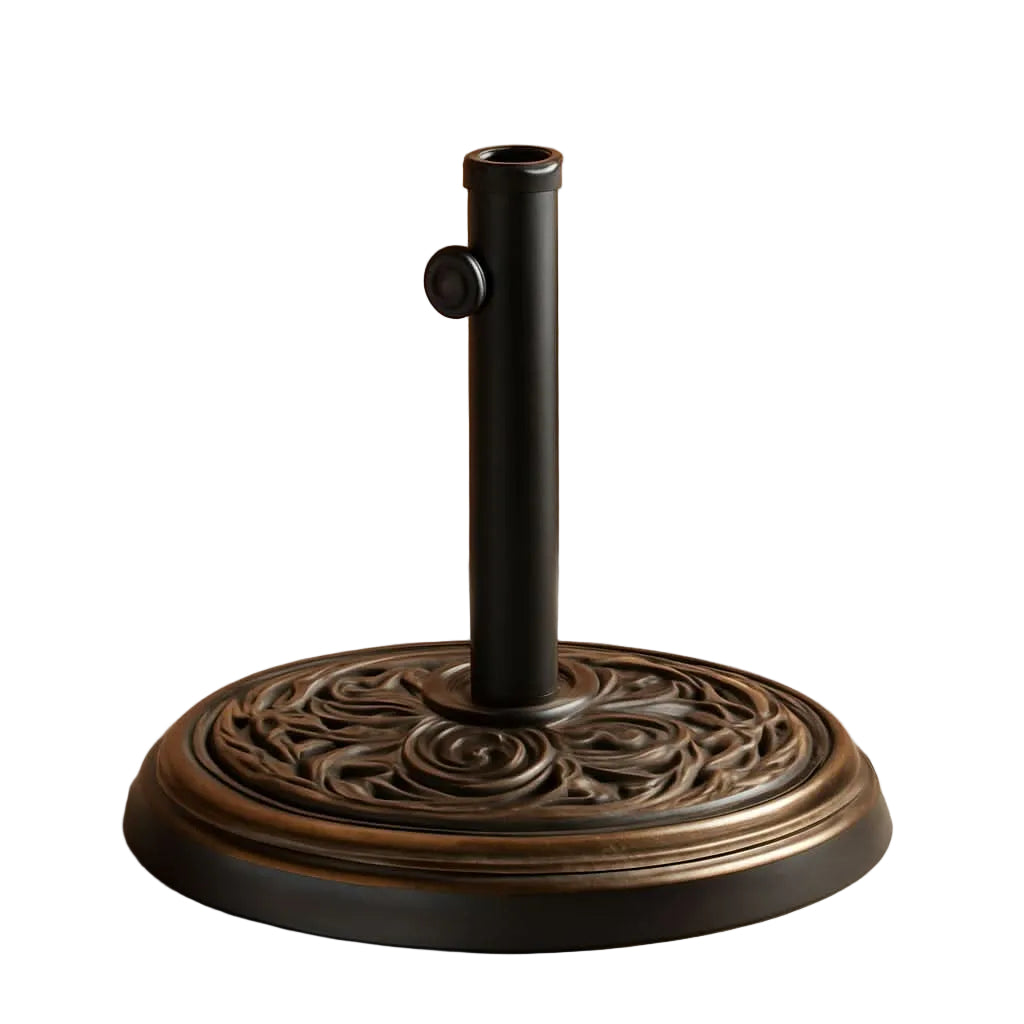 Heavy Duty 24 Pound Bronze Umbrella Base