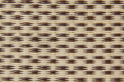 Basic Cream &amp; Brown Reversible Outdoor Mat