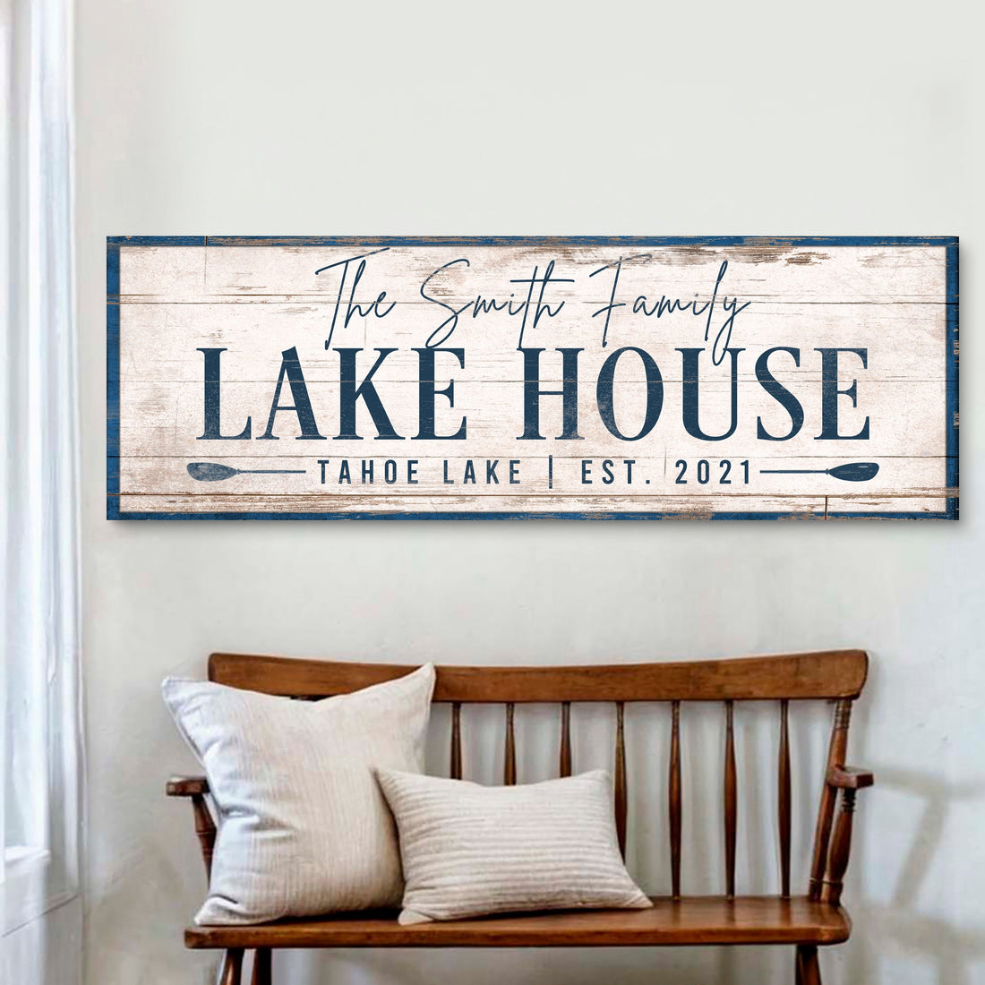 Personalized Lake House Sign