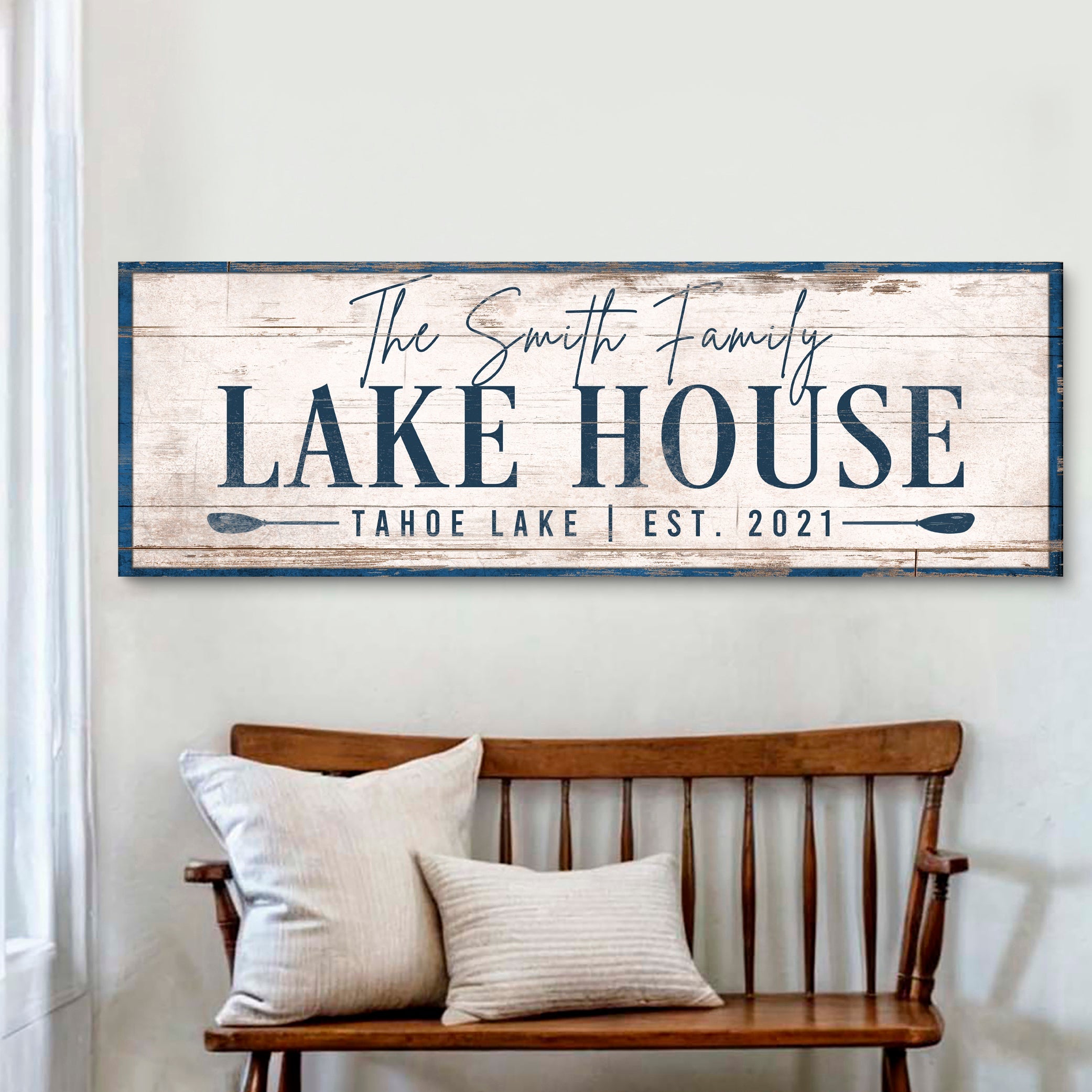 Personalized Lake House Sign
