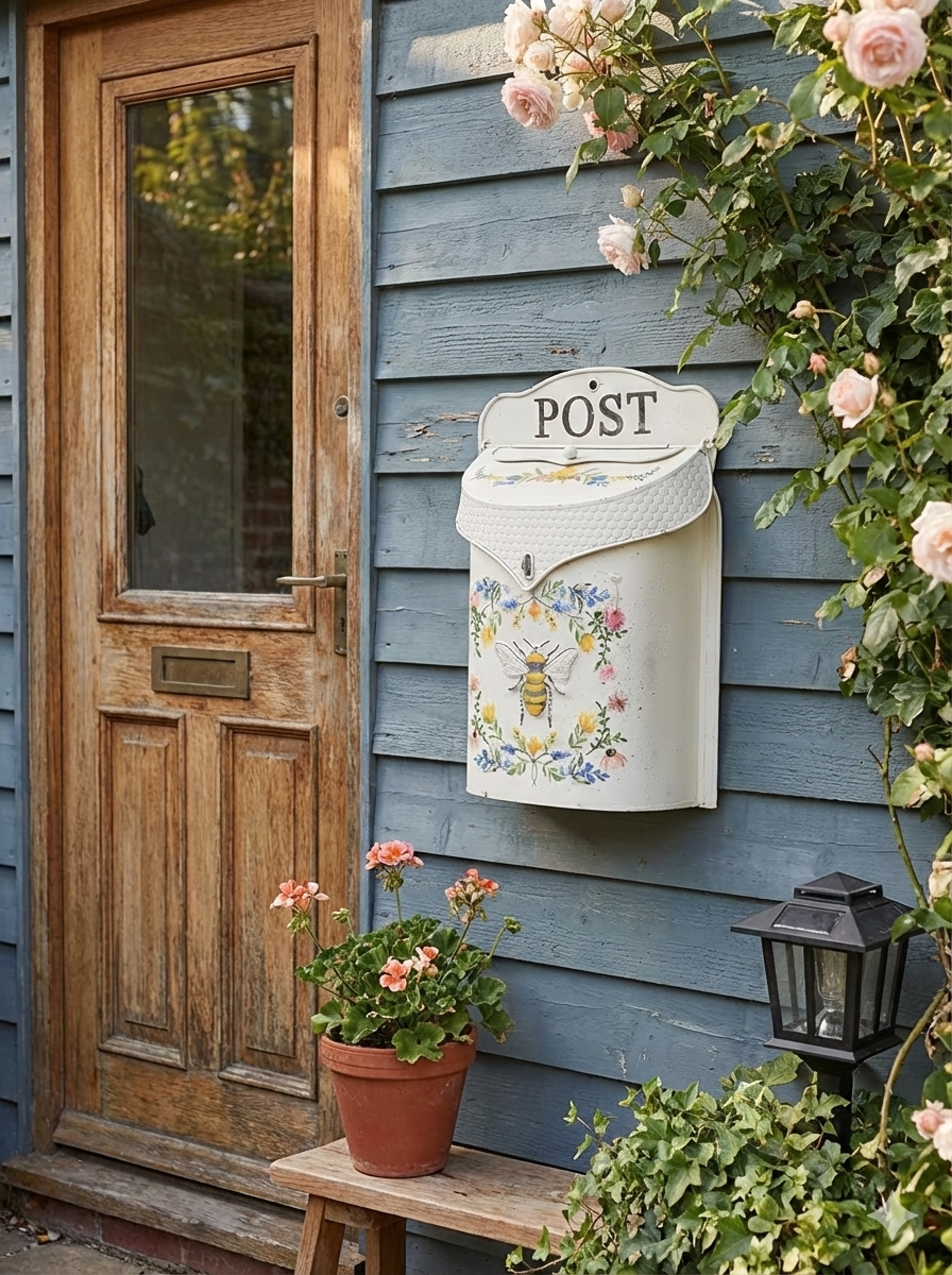 Vintage Farmhouse Wall Mounted Mailboxes - 6 Styles