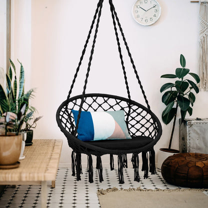 Cushioned Hammock Chair with Hanging Kit