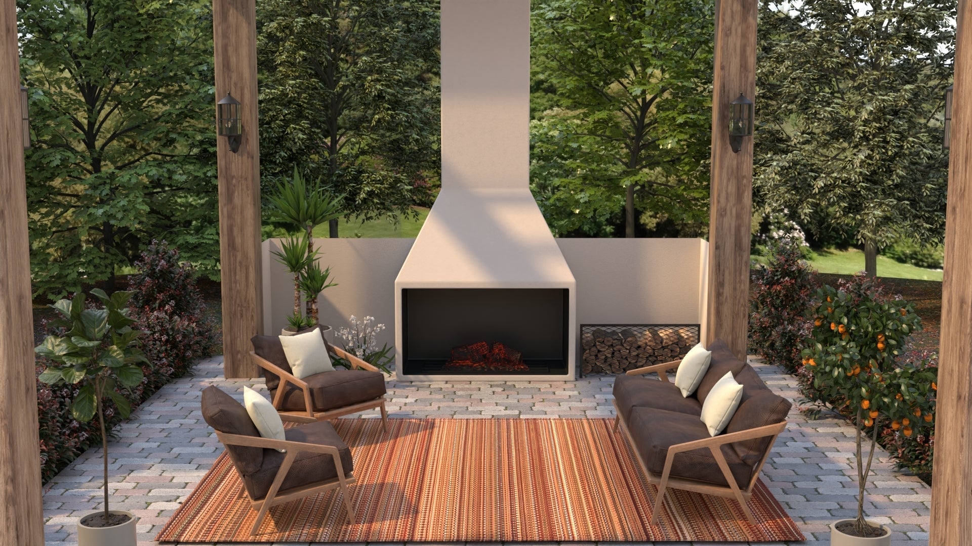 Mixed Earth Outdoor Mat
