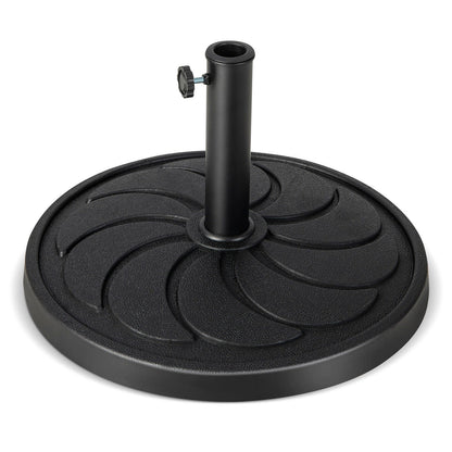 Heavy Duty Round Outdoor Umbrella Base - 40lb