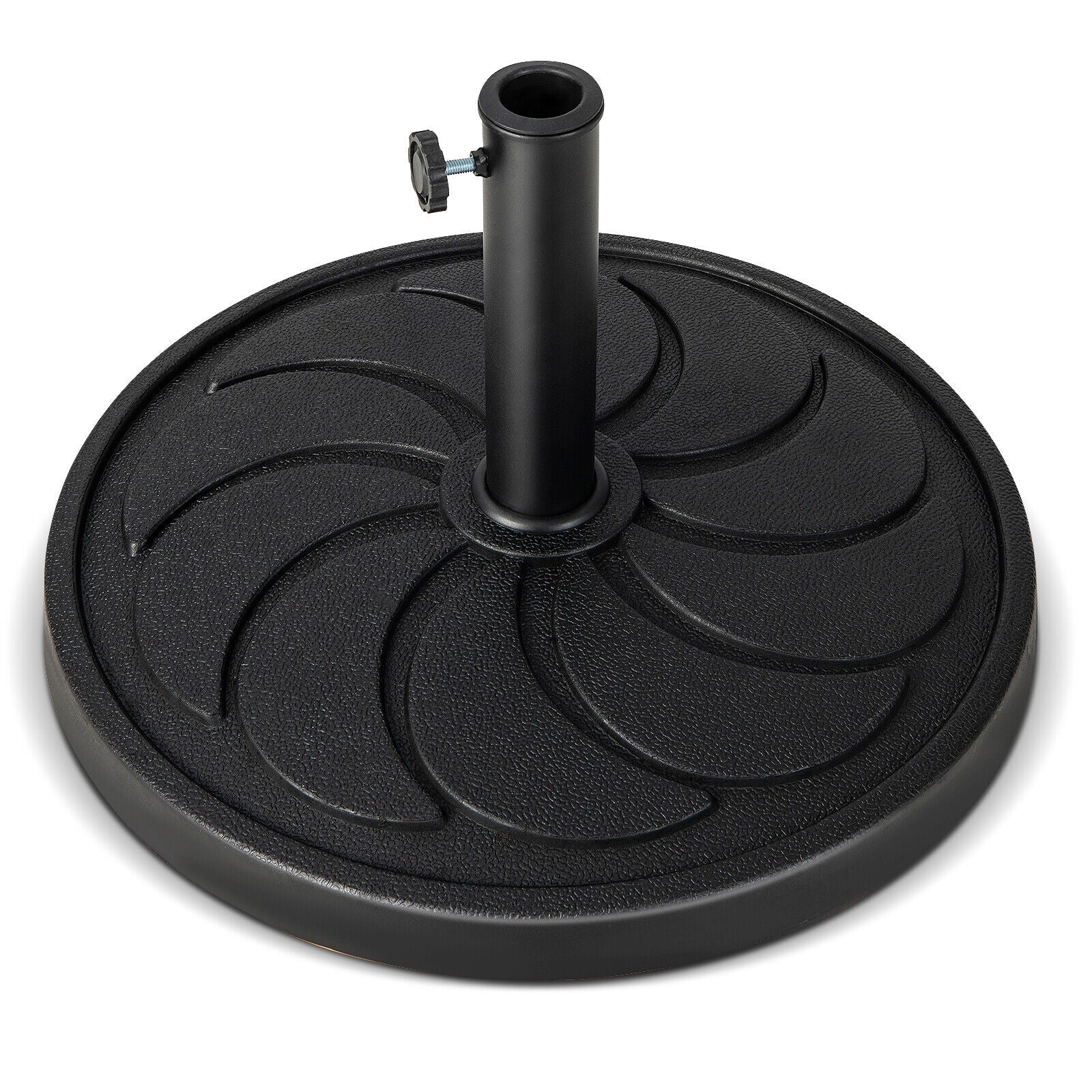 Heavy Duty Round Outdoor Umbrella Base - 40lb