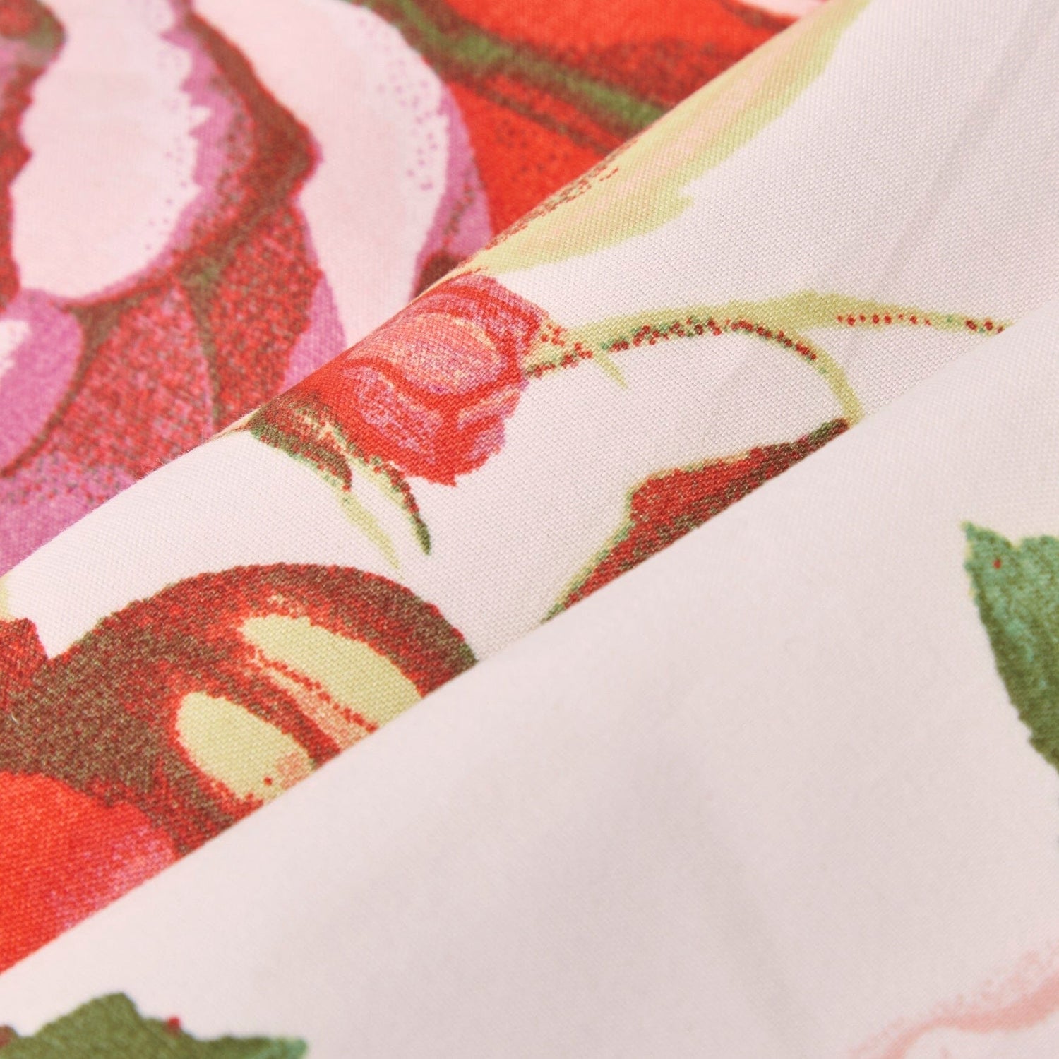 Romantic Roses Floral Dining Napkins - 4 Pc Set