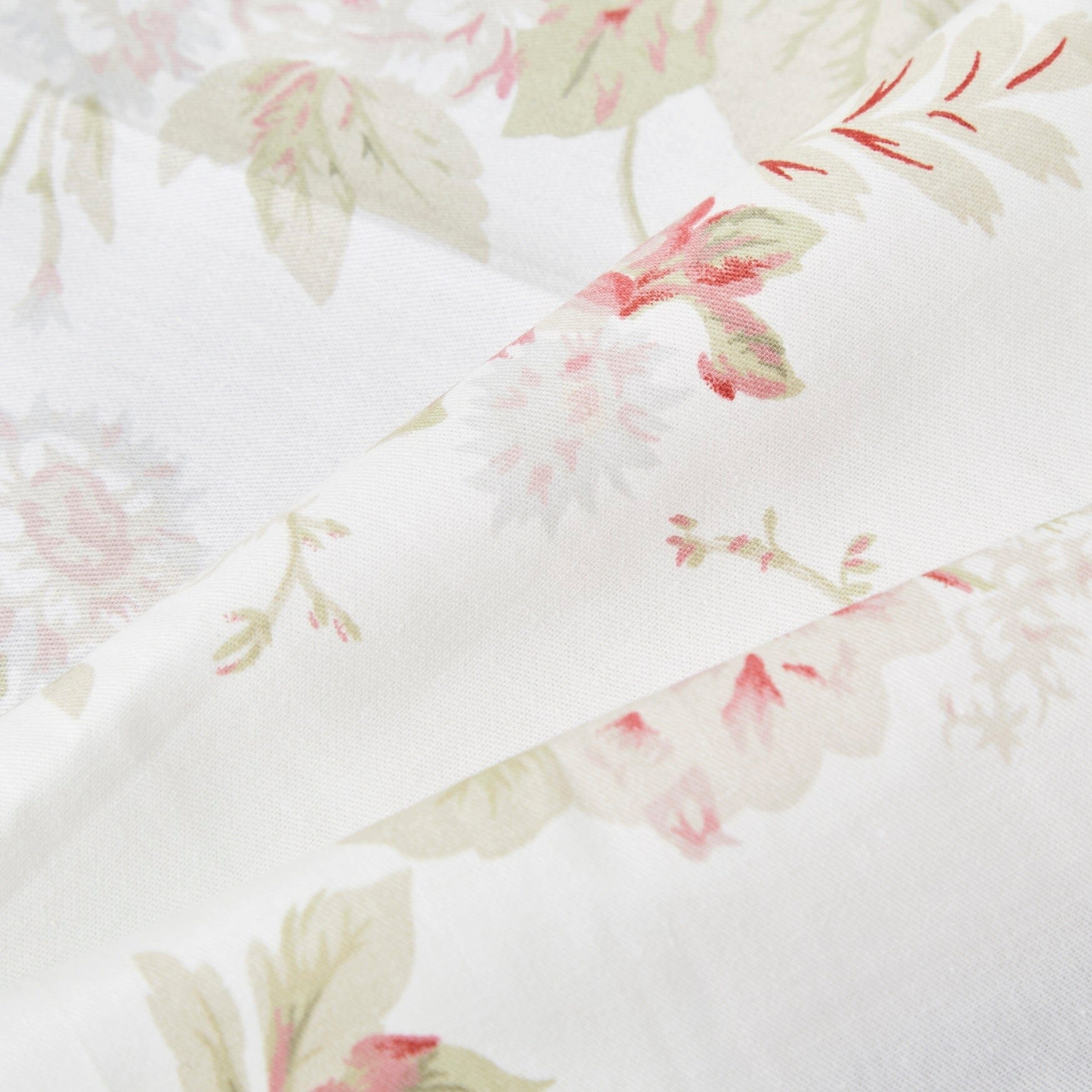 Hint of Mint Floral Cotton Dining Table Napkins - 4 Pc Set
