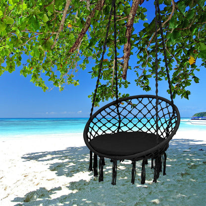 Cushioned Hammock Chair with Hanging Kit
