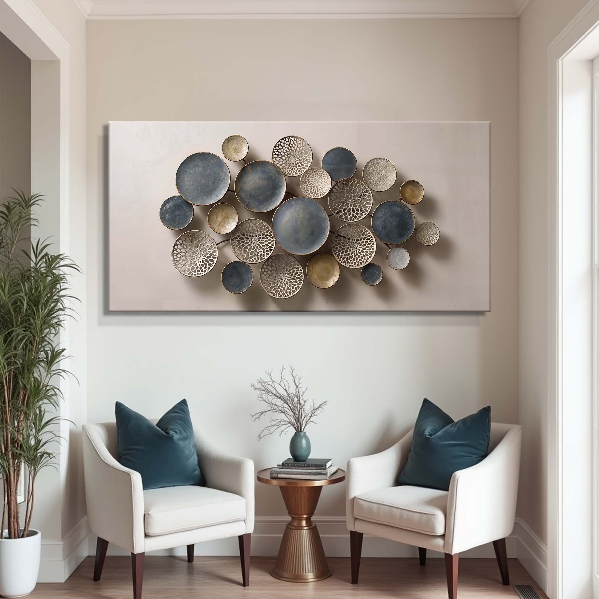 Lotus Leaf Abstract Wall Art IV