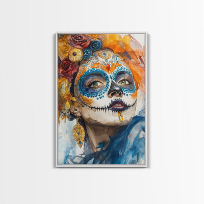 Dia De Los Muertos Wall Art - Senora Portrait
