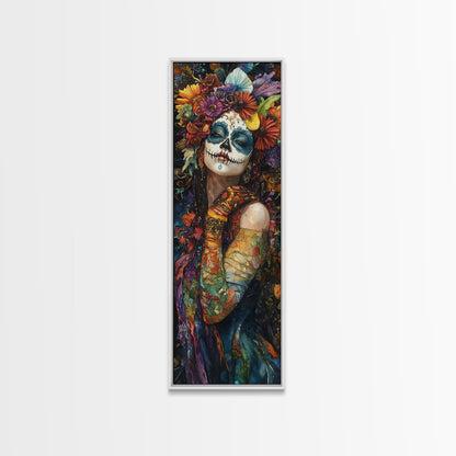 Chicano Art - Day Of The Dead Canvas Print