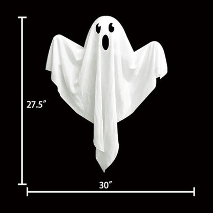 4 Pack Halloween Hanging Ghosts - 27.5 inch