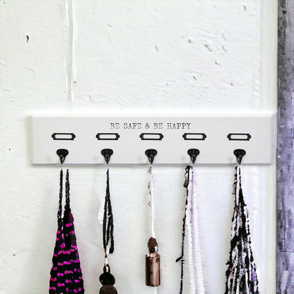 Wooden "Hang This Way" Wall Hooks