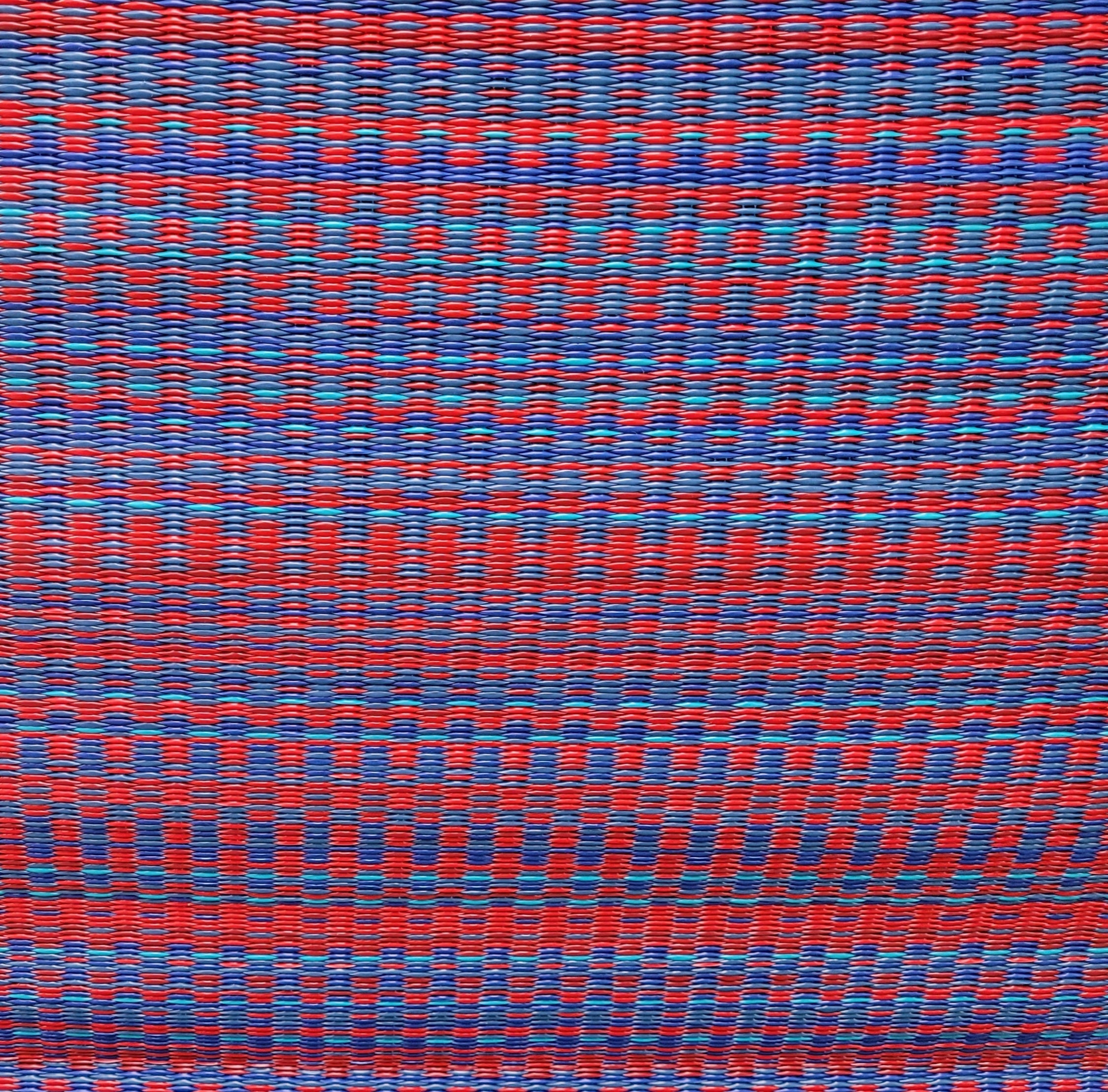 Mixed Indigo Plum Reversible Outdoor Mat