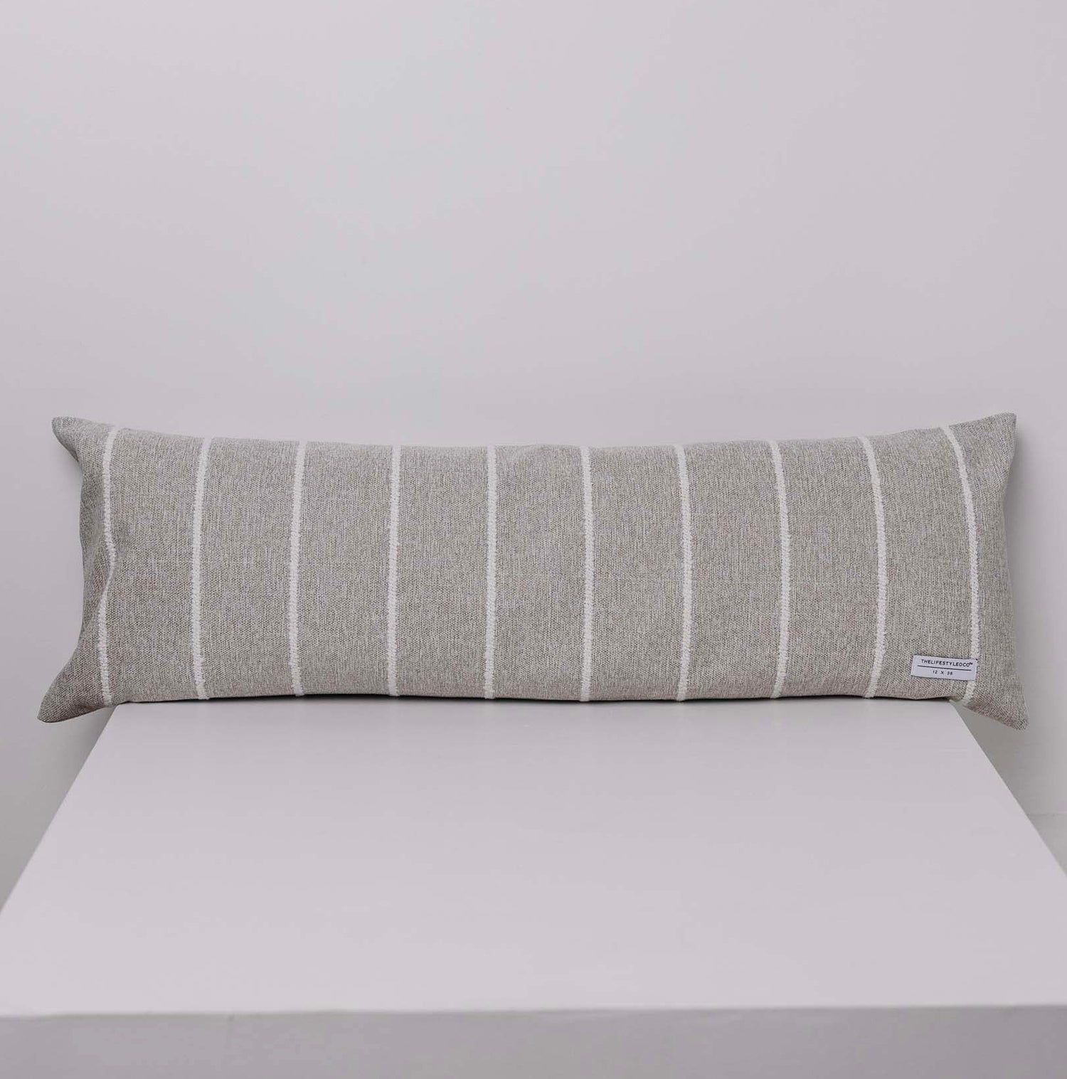 Jolie Textured Slub Stripe Pillow - 3 Sizes