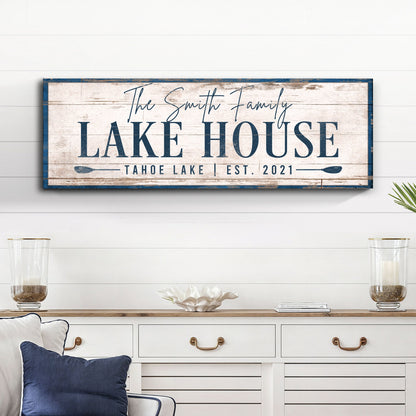Personalized Lake House Sign