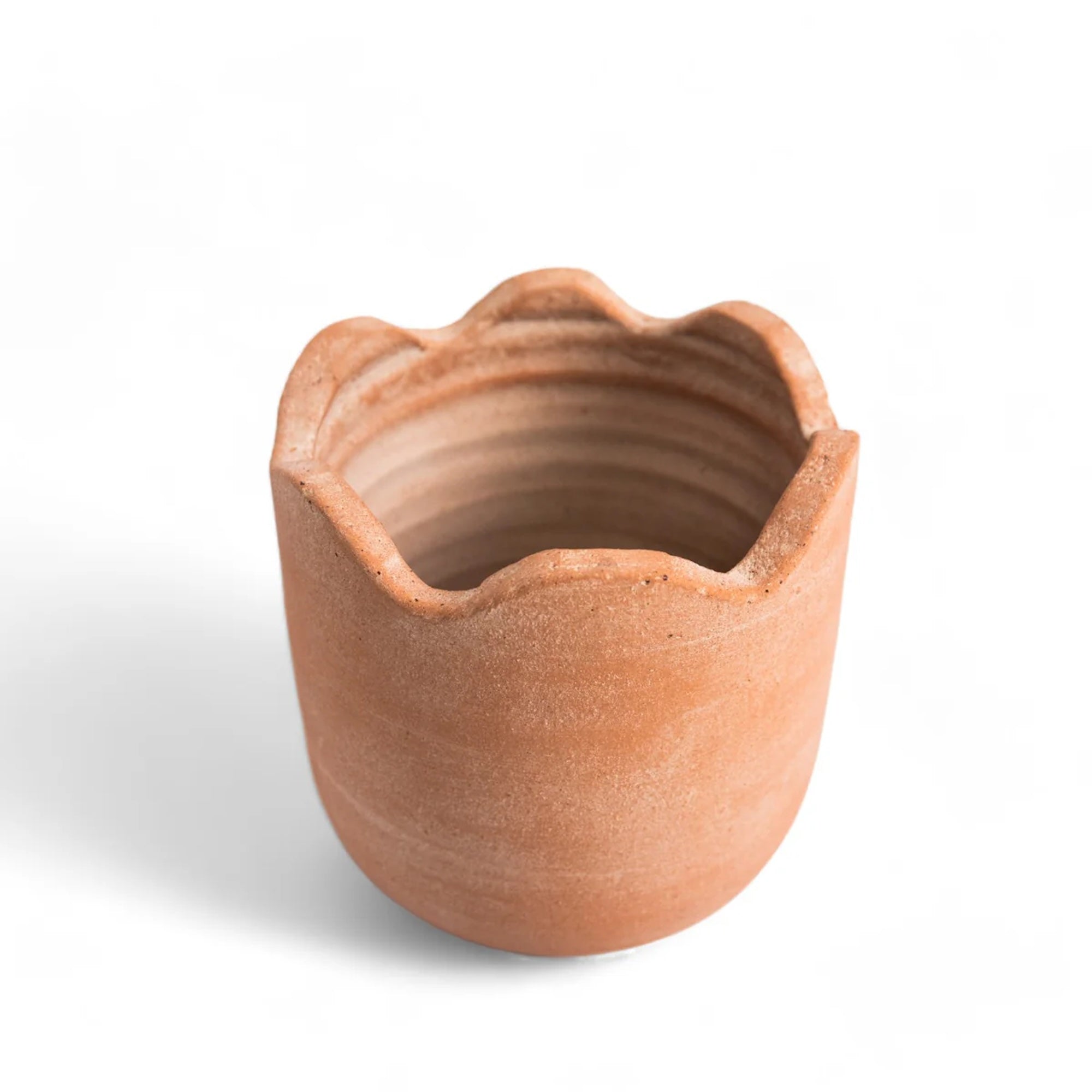 Terracotta Wavy Planter - Medium