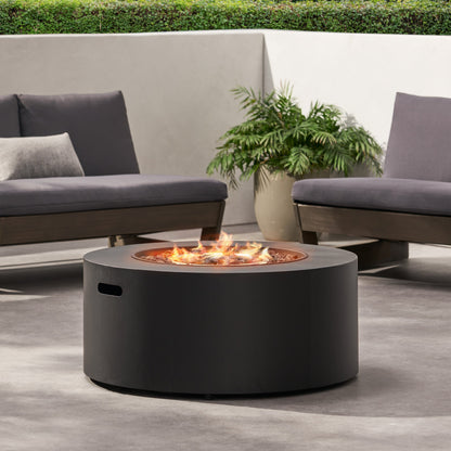 Round Gas Fire Pit