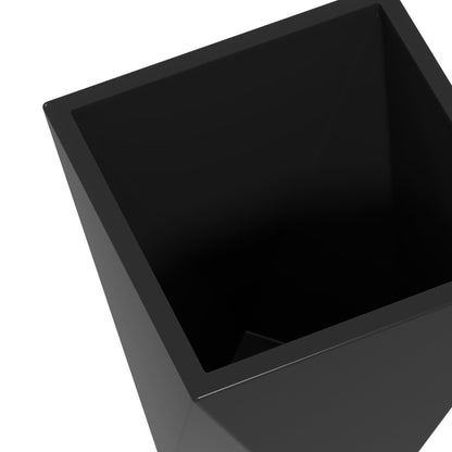 Set of 3 Tall Planters - Black