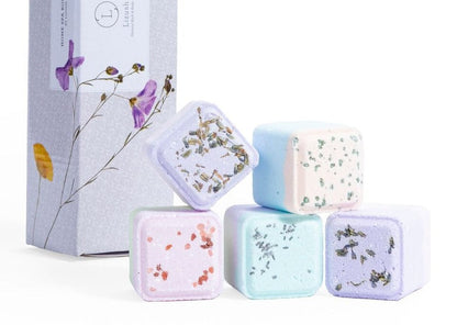Mixed Scents Shower Steamers Gift Set - 5 Big Fizzies, Cheer Up Package