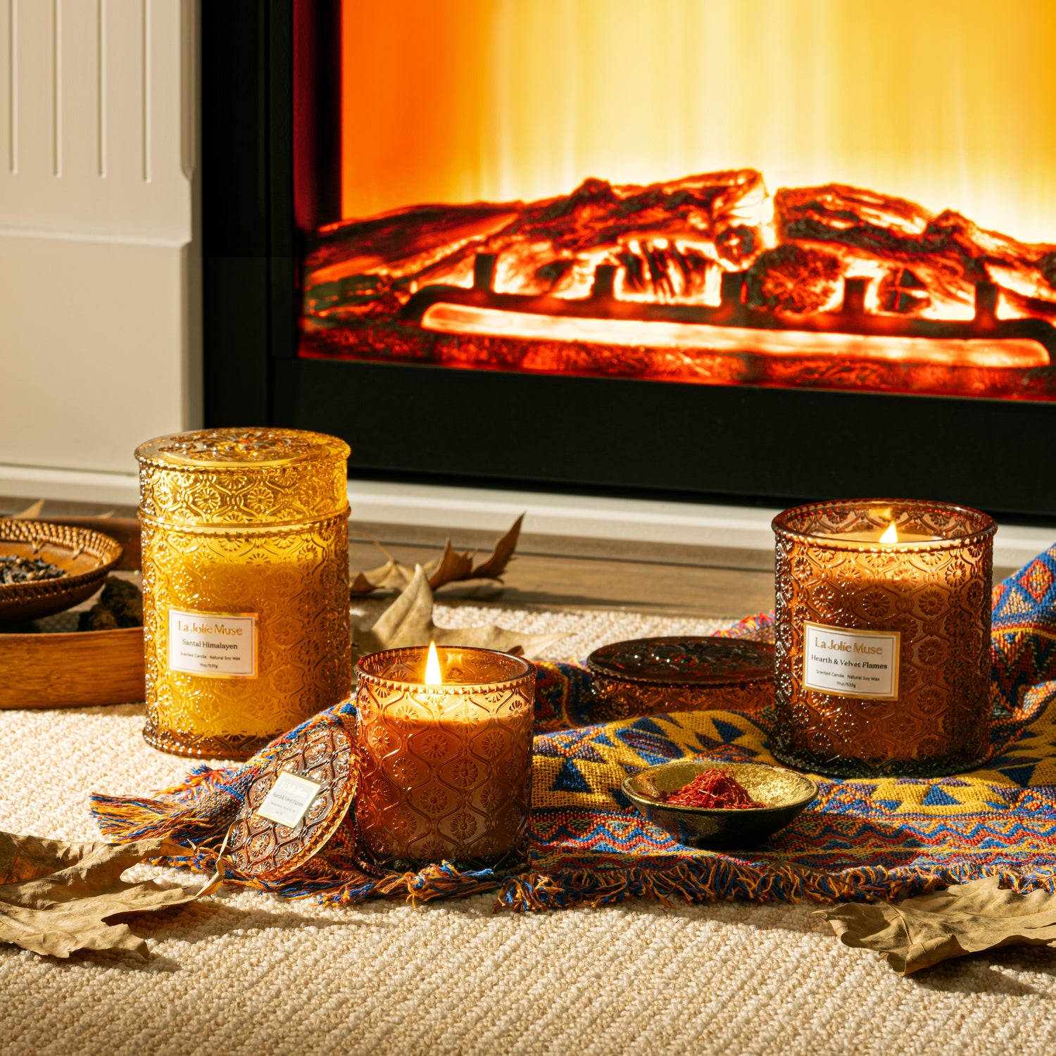 Maelyn Hearth &amp; Velvet Flames 19oz Candle
