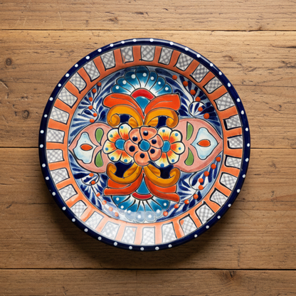6" Talavera Ceramic Dinner Plate | Authentic Mexican Dinnerware