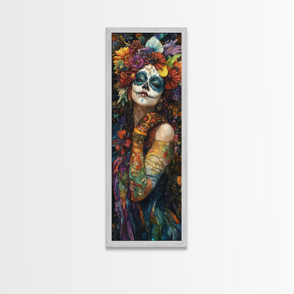 Chicano Art - Day Of The Dead Canvas Print
