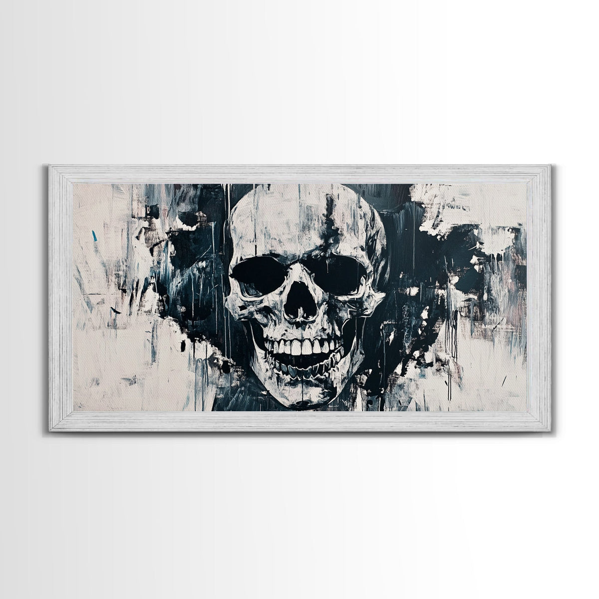 Gothic Skull Art Canvas Print