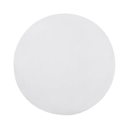 Outdoor Lightweight Concrete Hourglass End Table in Antique White Finish