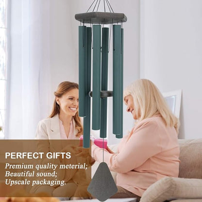 36" Melody Wind Chime - Forest Green