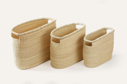 Bolga Nesting Baskets - Set of 3