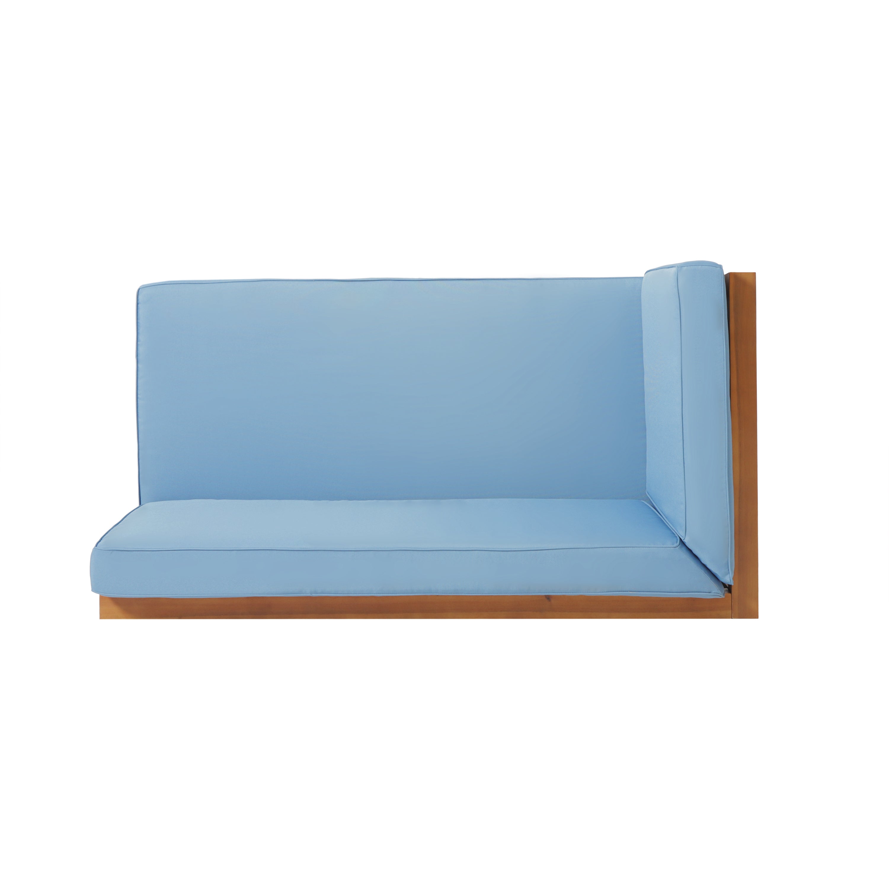 Brava 4-Piece Outdoor Modular Sofa Set in Ocean Blue