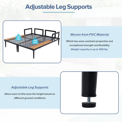 Outdoor Daybed - Double (2-in-1)