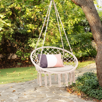 Cushioned Hammock Chair with Hanging Kit