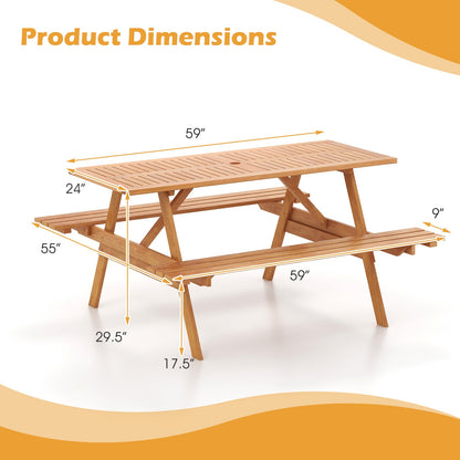 6 Person Picnic Table Set