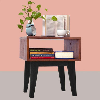 Serena Solid Acacia Wood Nightstand - 6 Colors