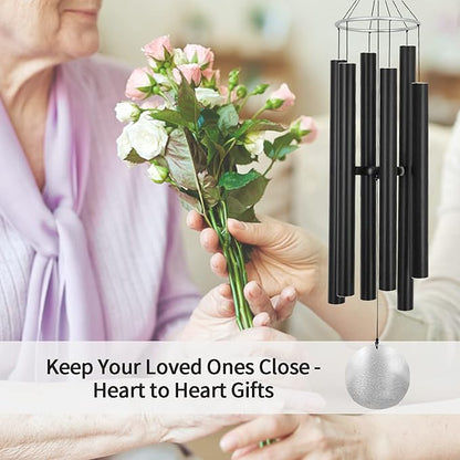 ASTARIN Deep Tone 45 Inch Wind Chime - Black