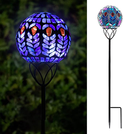 Mosaic Solar Garden Light
