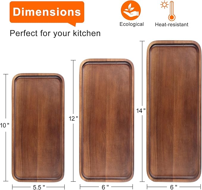 Acacia Wood Long Serving Board