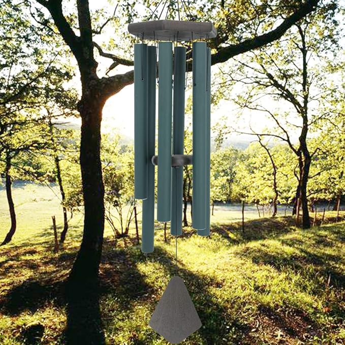 36" Melody Wind Chime - Forest Green