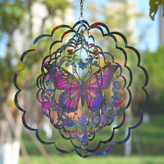 Butterfly Wind Spinner