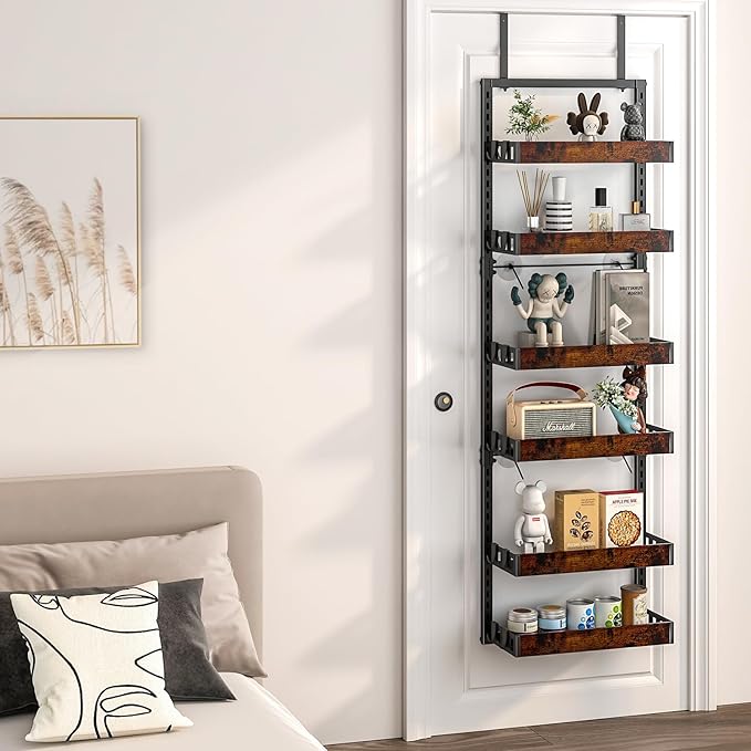 Over the Door Pantry Organizer -  6 Tiers