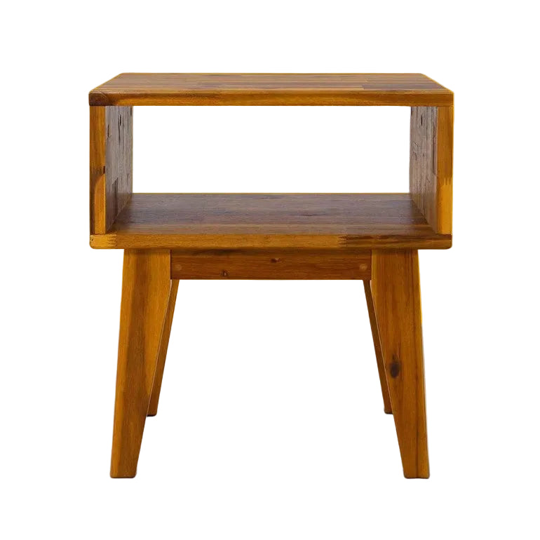 Serena Solid Acacia Wood Nightstand - 6 Colors